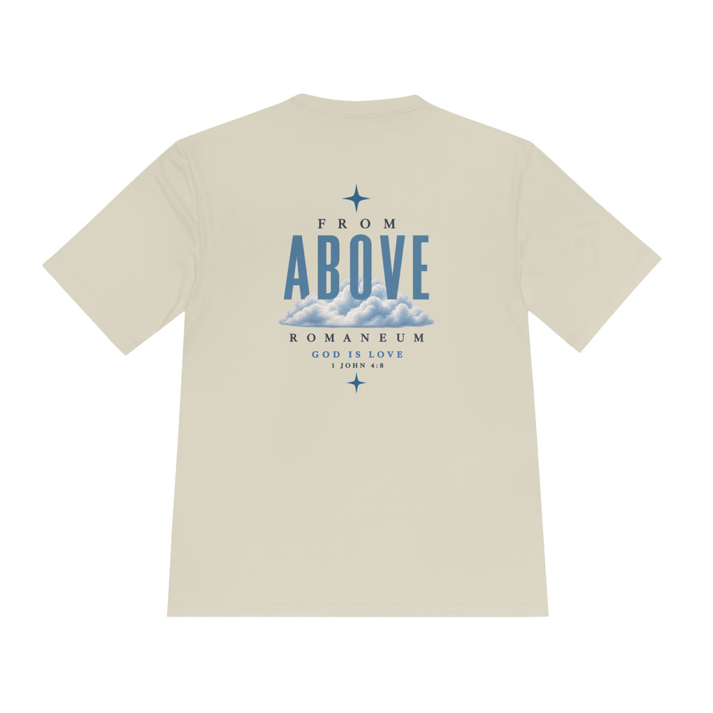 Amor Roma Tee — "From Above" Scripture T-Shirt (1 John 4:8)