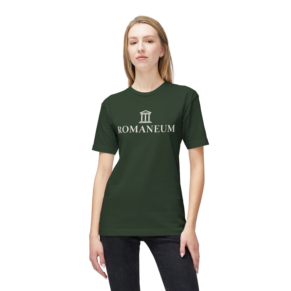 Romaneum Temple Logo T-Shirt — Classic Roman Heritage Tee