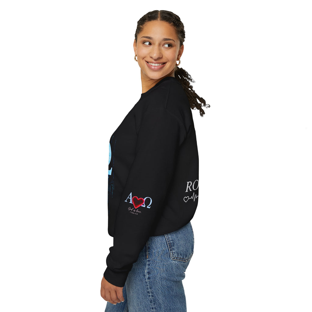 Alpha Omega Heart Sweatshirt ROMANEUM