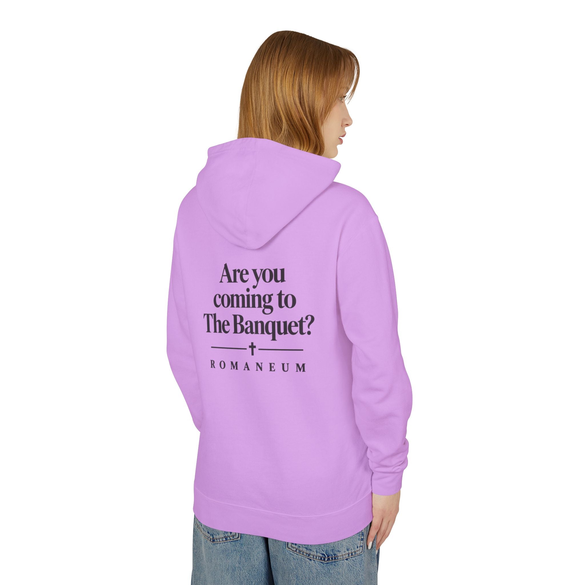 Hoodie — "Are you coming to The Banquet?" ROMANEUM Graphic