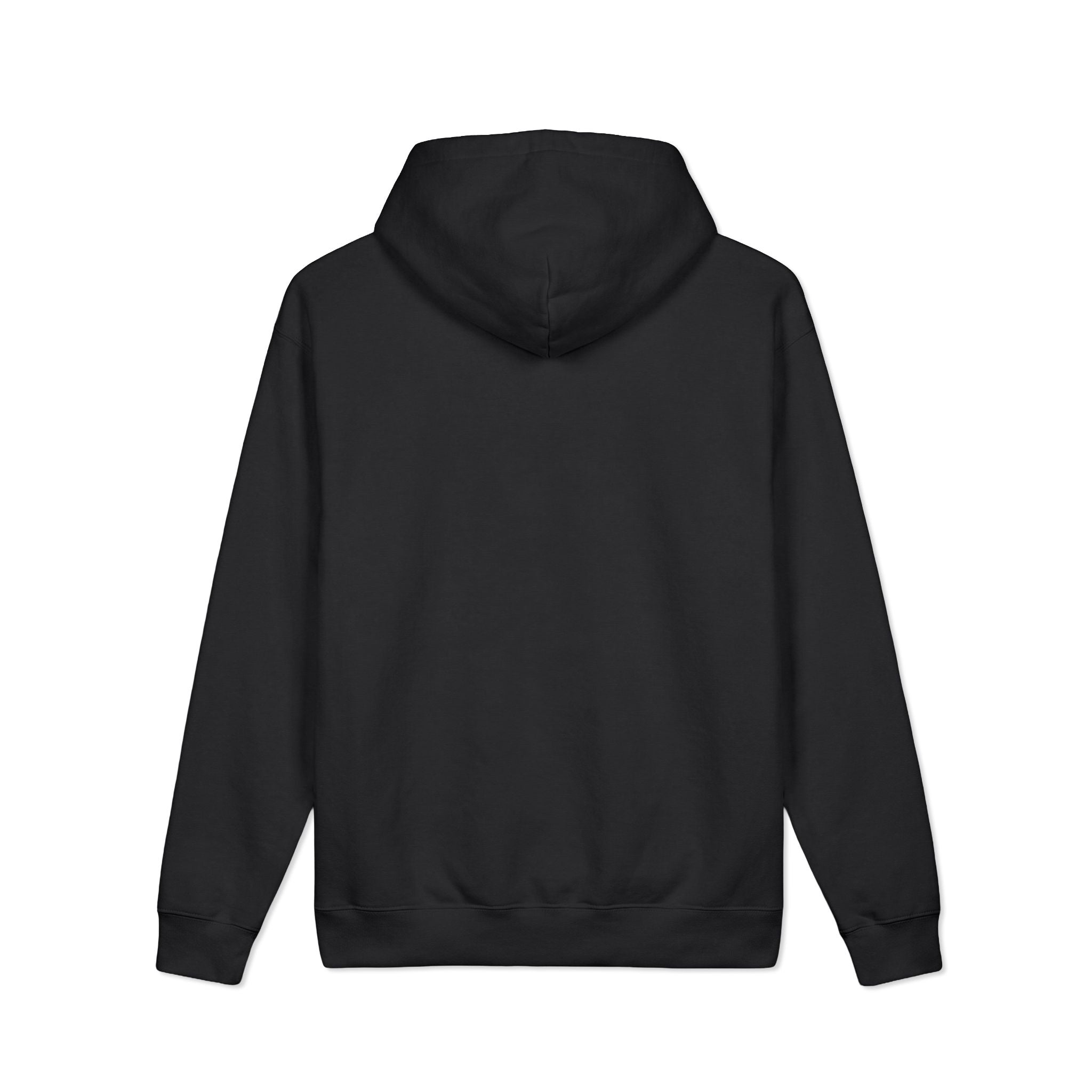 Romaneum Logo Hoodie — Minimalist Cream Pullover with Red Text