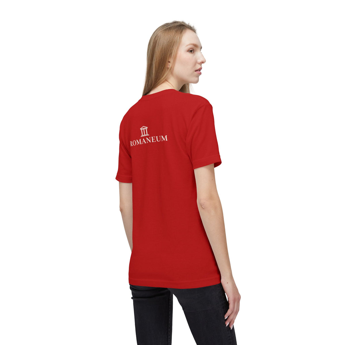Romaneum Temple Logo T-Shirt — Classic Roman Heritage Tee