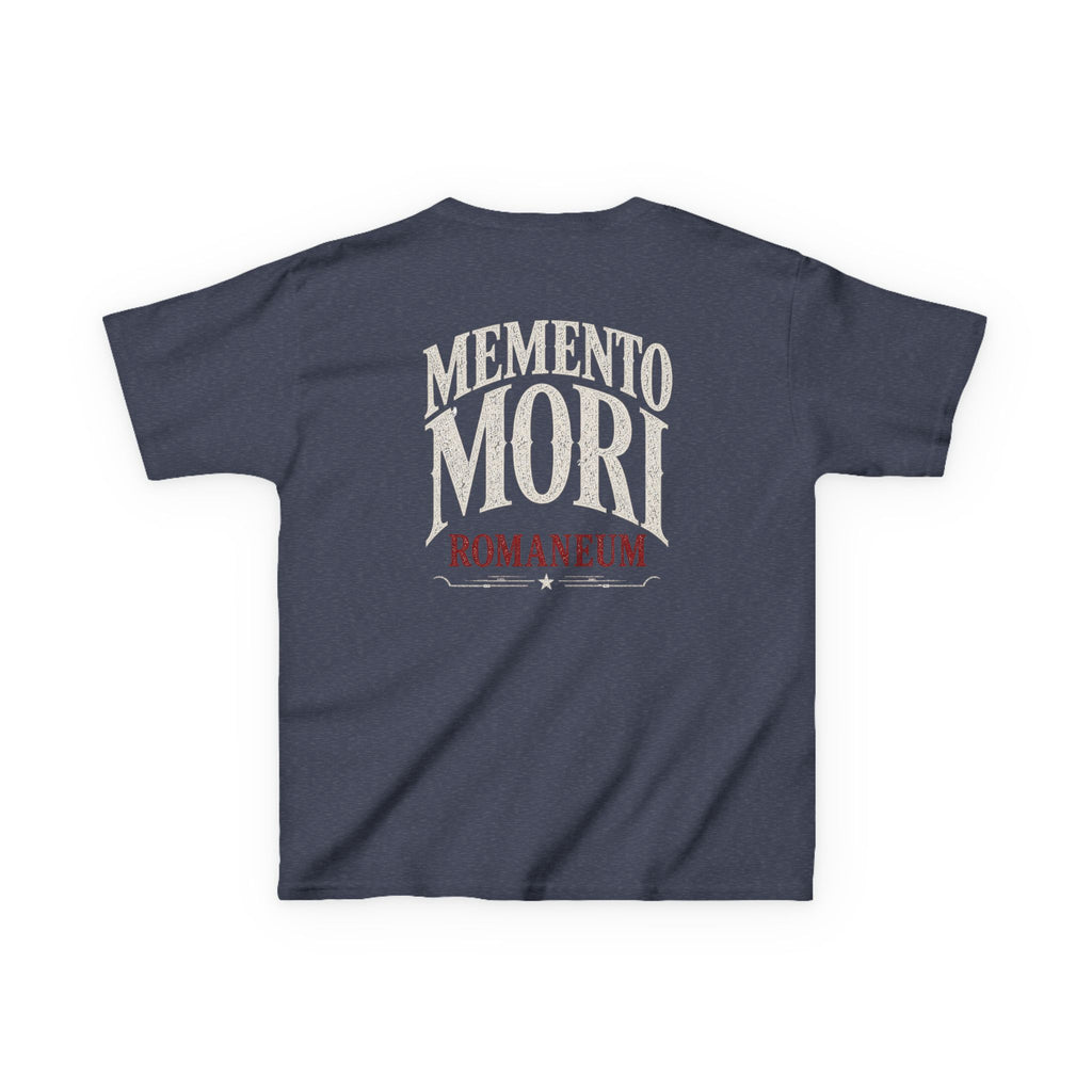 Kids T-Shirt — "Memento Mori" Skull Romaneum Tee