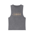 Romaneum Tank Top — "To Live Is Christ" Stonewash Tee