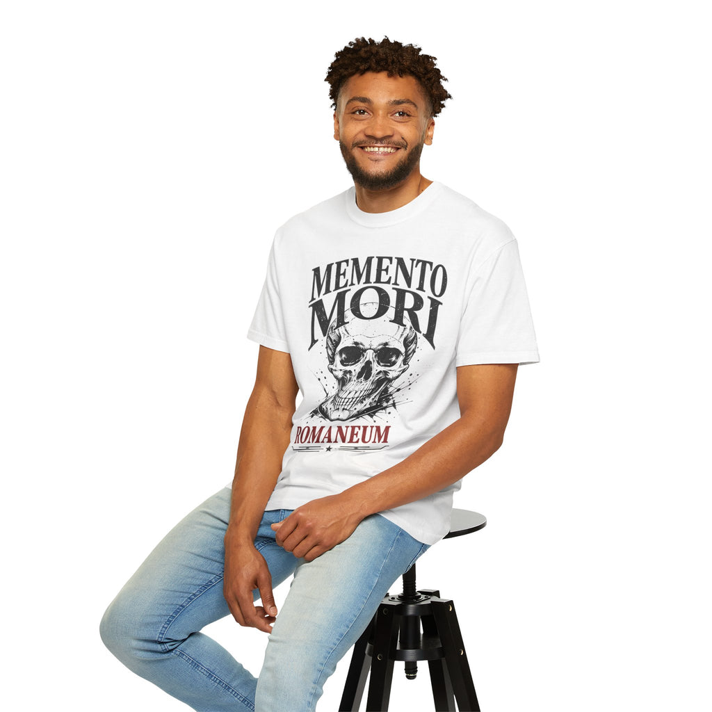 Memento Mori Skull T‑Shirt — Romaneum Gothic Graphic Tee