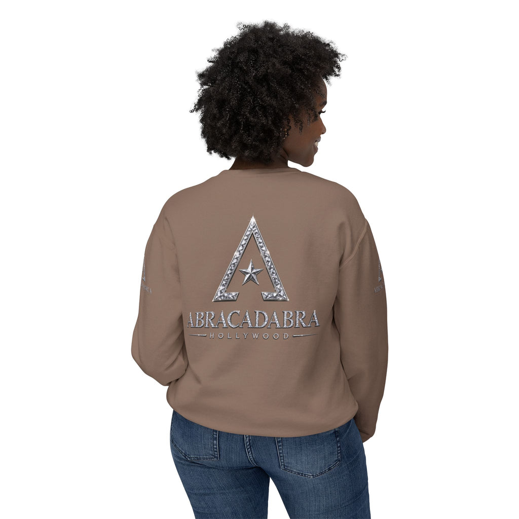 Abracadabra Star Crewneck Sweatshirt — Mystical Magic Logo Pullover