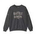 Crewneck Sweatshirt — "The Battle Is The Lord's" Roman-inspired Faith Sweatshirt