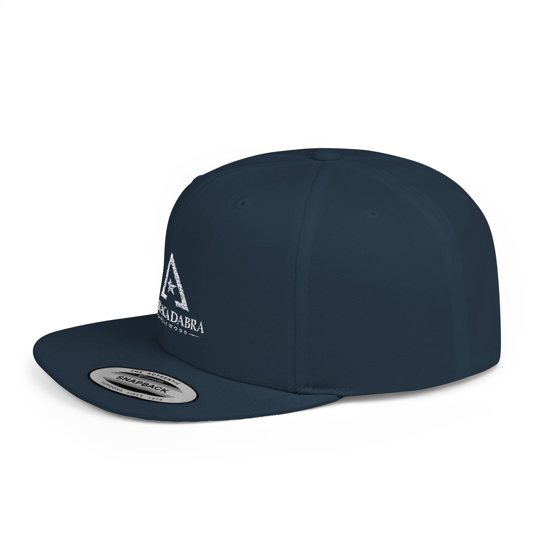 Abracadabra Triangle Snapback Hat — Flat Bill Adjustable Cap