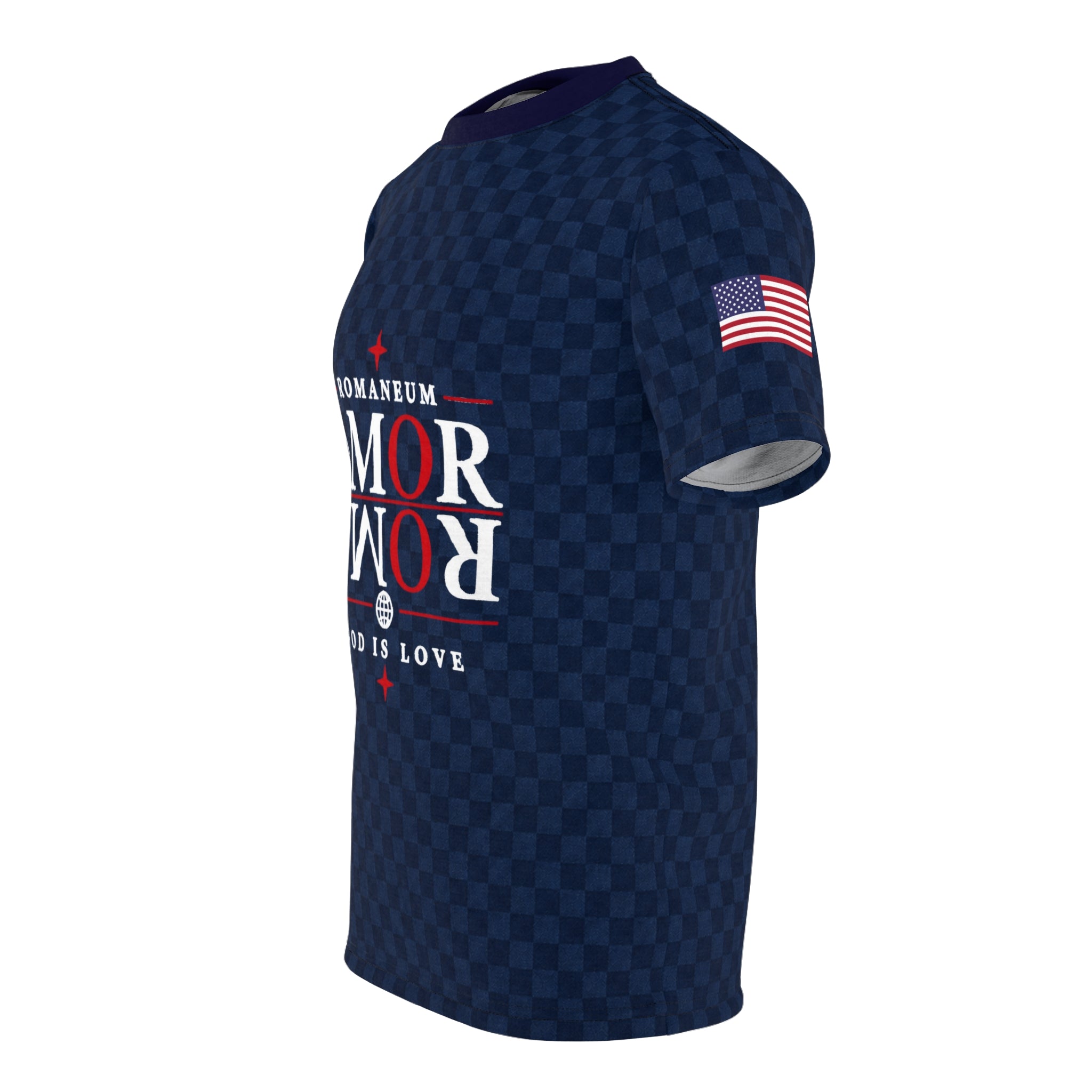 Romaneum AMOR ROMA Navy All-Over Tee