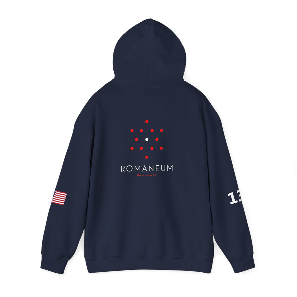 Romaneum Heavy Blend Hoodie | Flag & 13