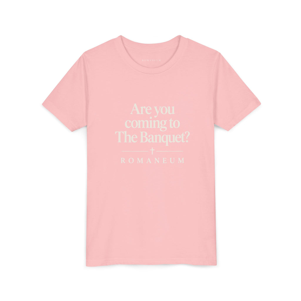Are You Coming to The Banquet? Youth Tee — Romaneum Christian Youth Shirt