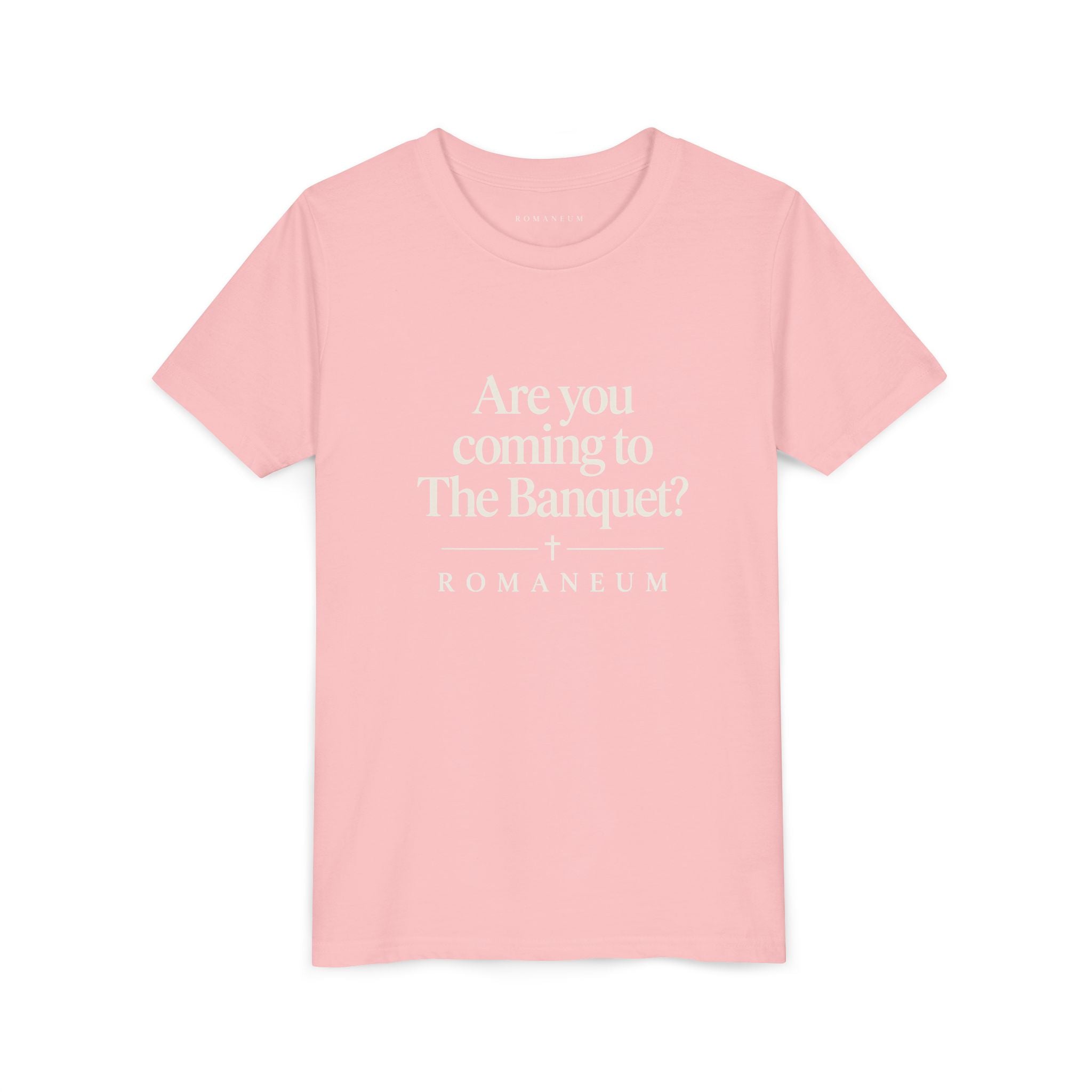 Are You Coming to The Banquet? Youth Tee — Romaneum Christian Youth Shirt