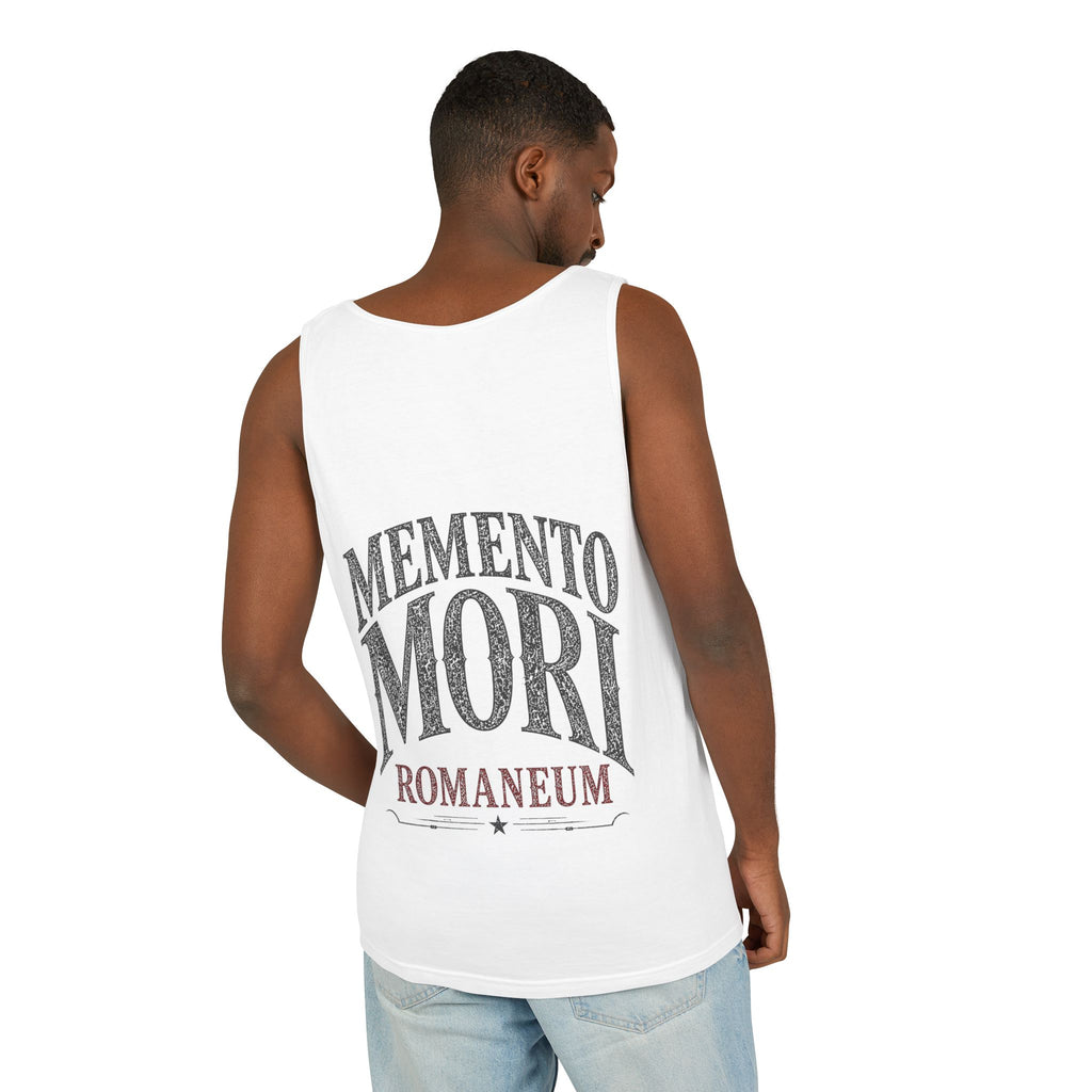 Memento Mori Skull Tank Top — Romaneum Vintage-Style Reminder Tank