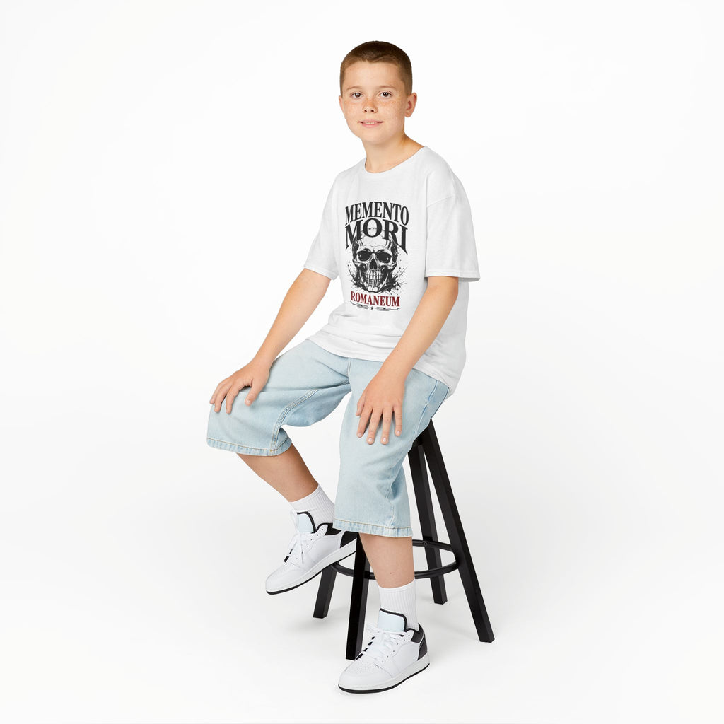 Kids T-Shirt — "Memento Mori" Skull Romaneum Tee