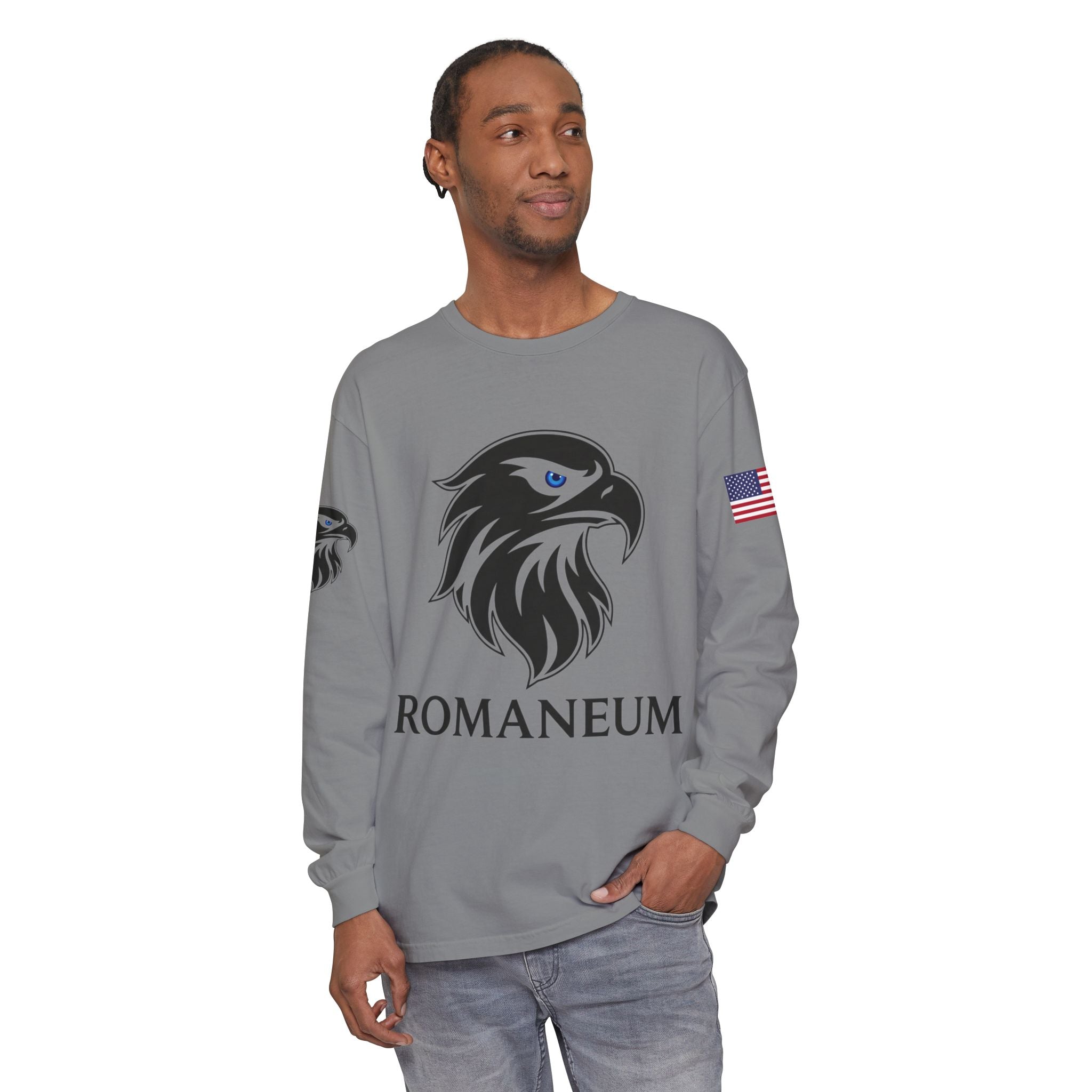 Romaneum Eagle Crest long sleeve shirt