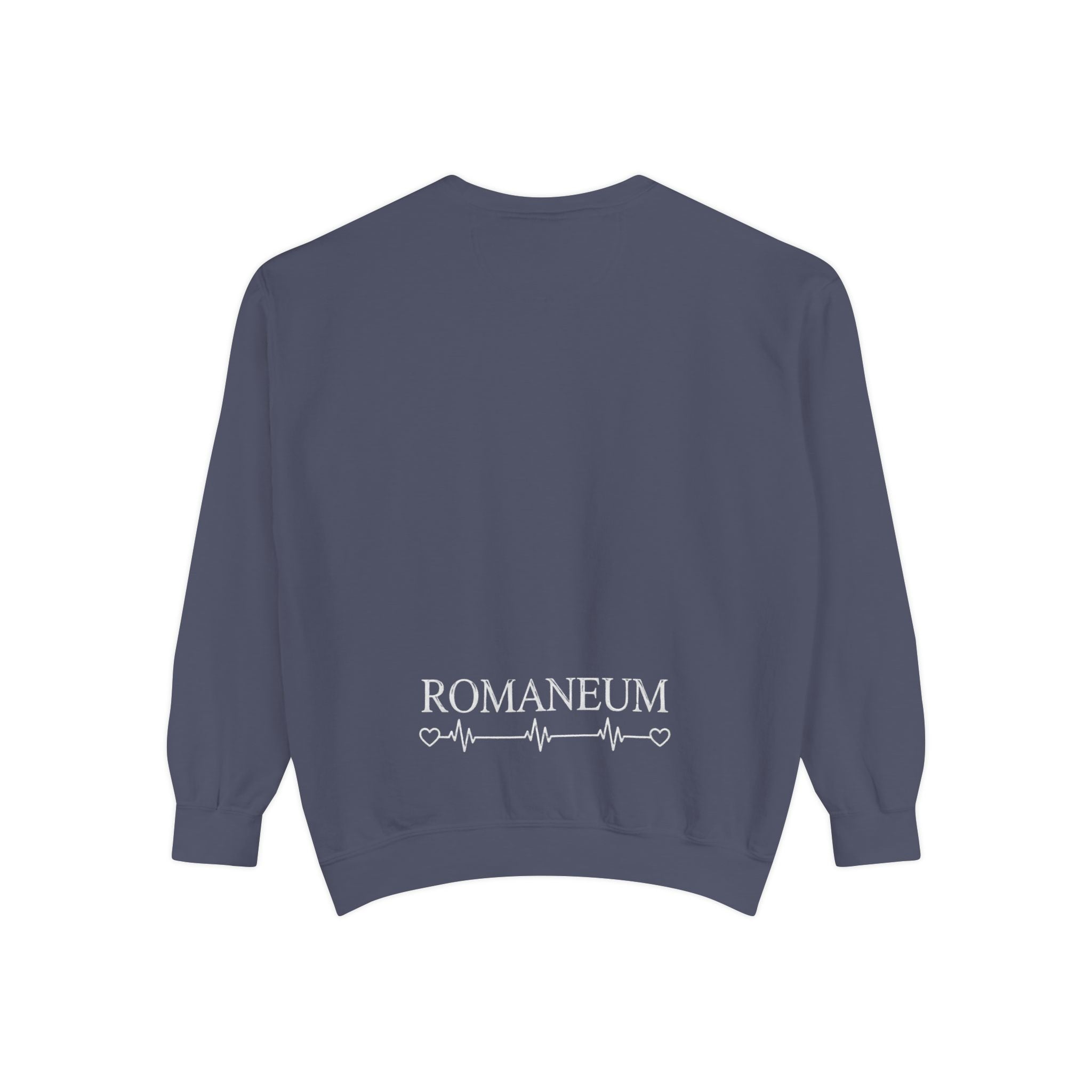 Alpha Omega Heart design sweatshirt | God is Love 1 John 4:8 RomanEum