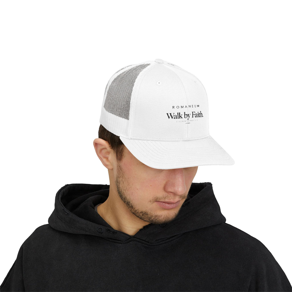Romaneum Walk by Faith Snapback Trucker Cap