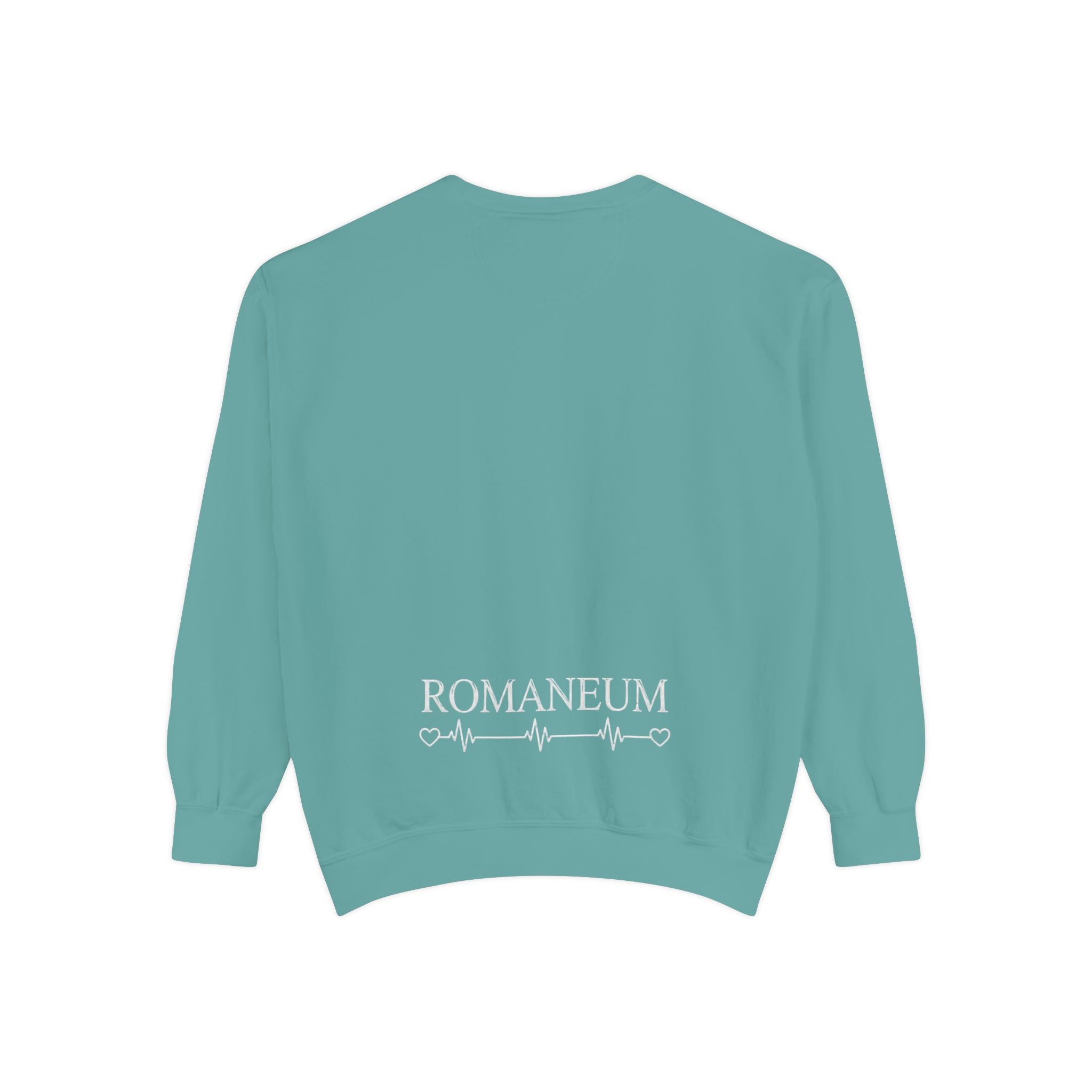 Alpha Omega Heart design sweatshirt | God is Love 1 John 4:8 RomanEum