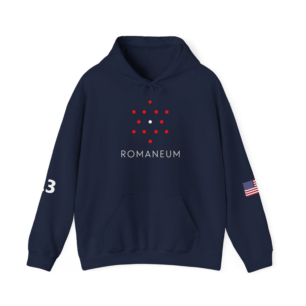 Romaneum Heavy Blend Hoodie | Flag & 13