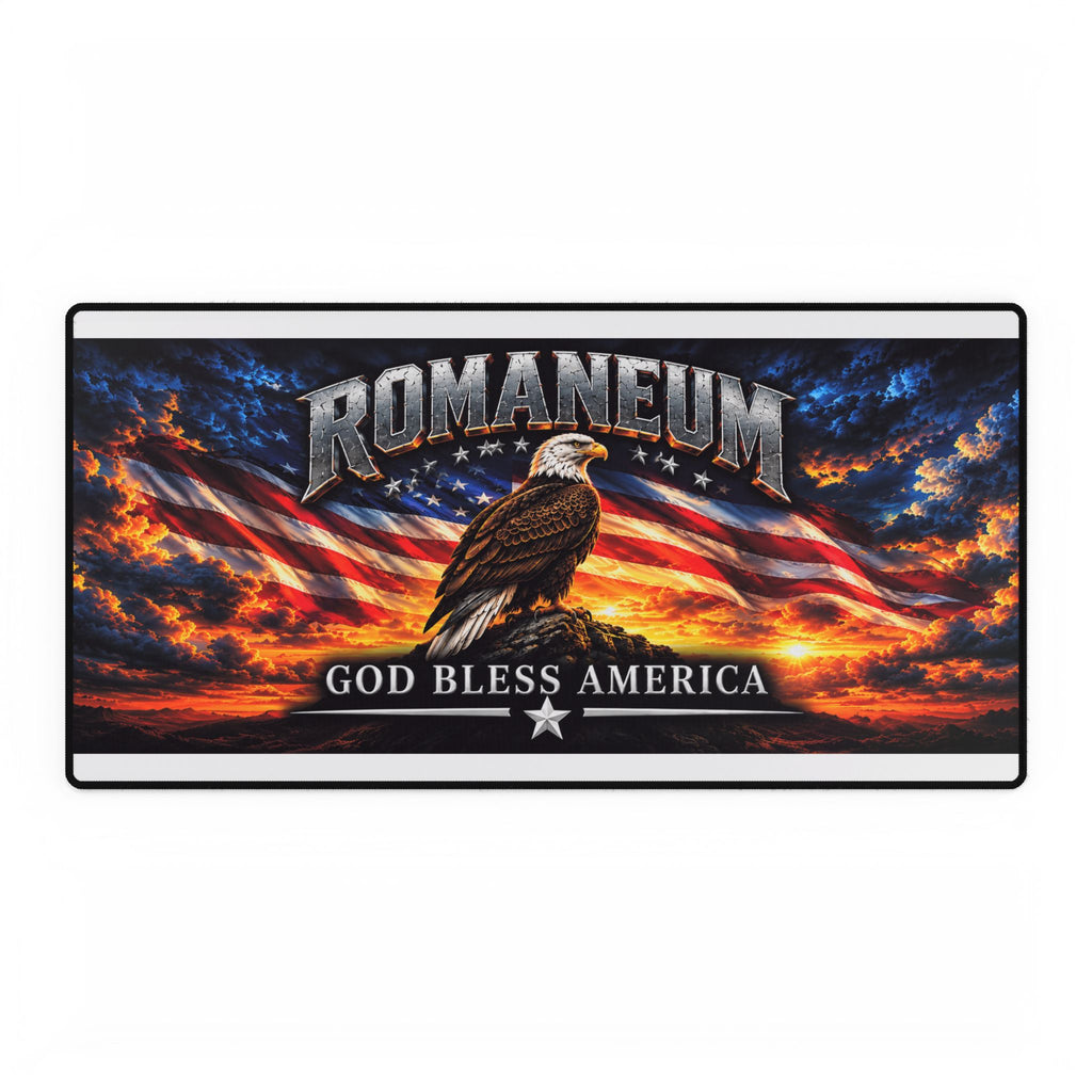 God Bless America Eagle Desk Mat