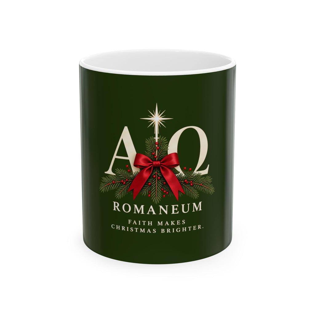 Christmas Alpha Omega Ceramic Mug 110z