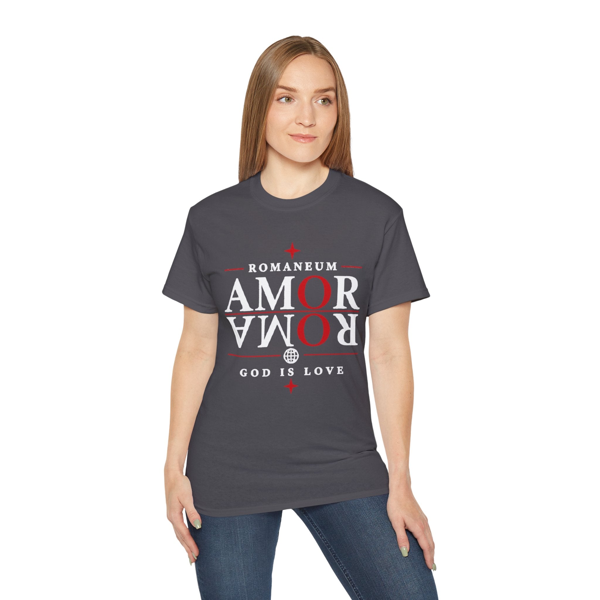 Romaneum AMOR/ROMA God Is Love Graphic Tee