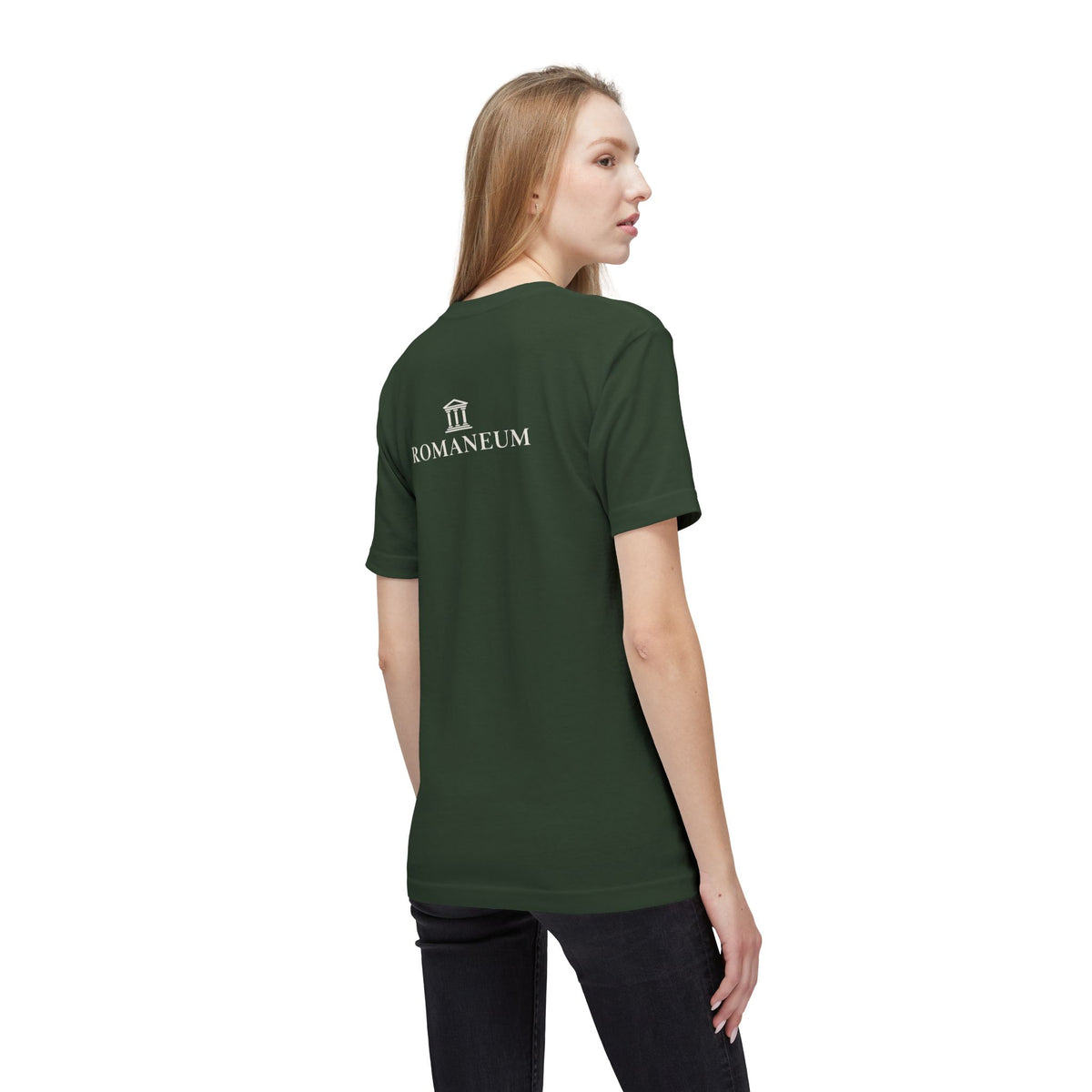 Romaneum Temple Logo T-Shirt — Classic Roman Heritage Tee