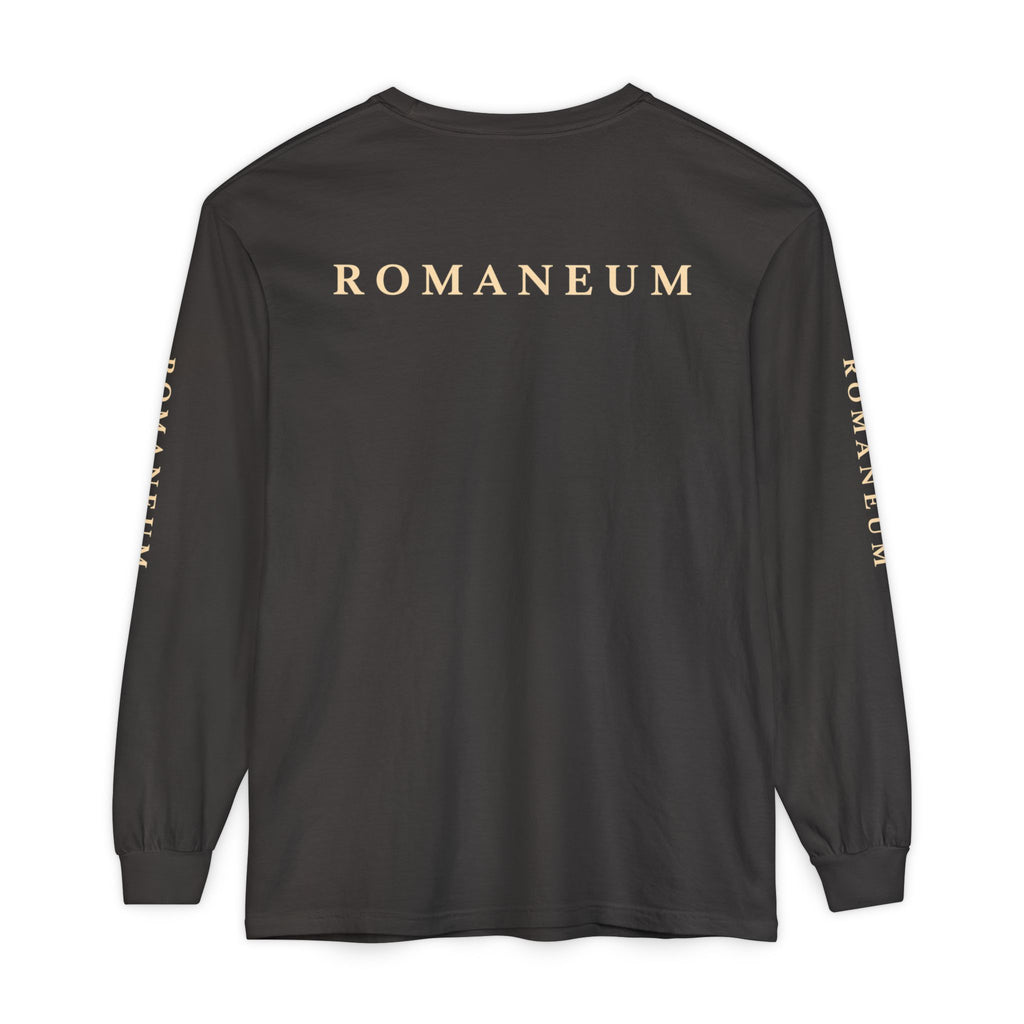 Conquerors Long Sleeve Tee — "More Than Conquerors" Romaneum
