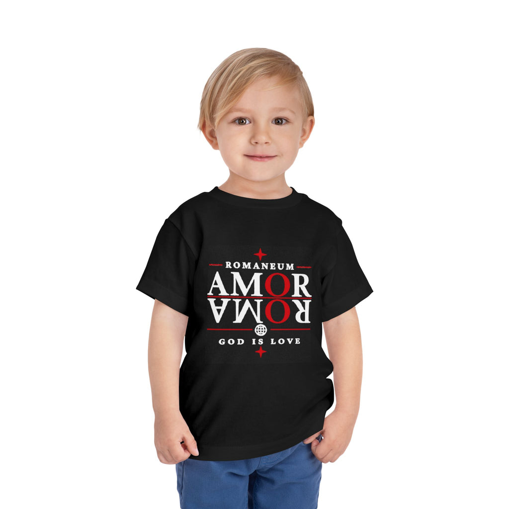 Toddler Tee — ROMANEUM Amor Roma 'God Is Love' Kids Shirt