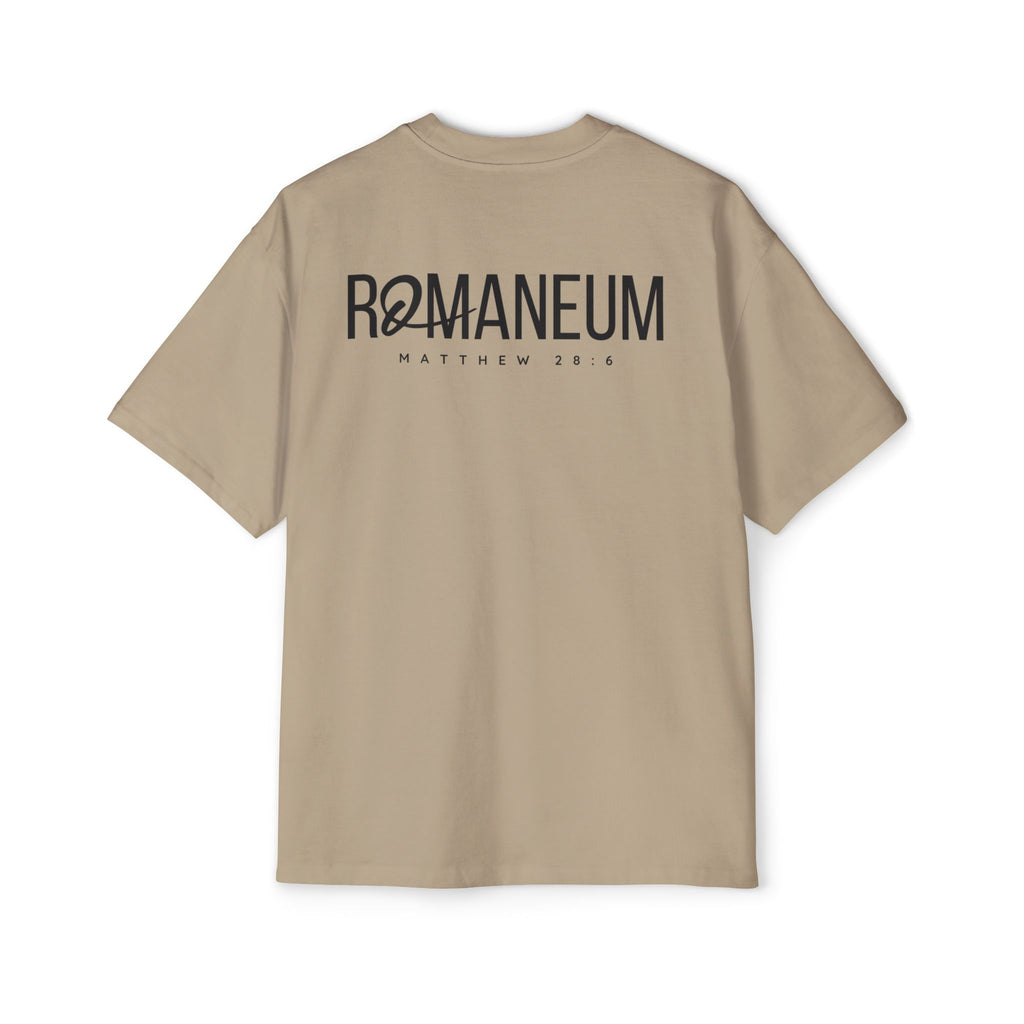 He Is Risen Christian Tee — Romaneum Matthew 28:6 Easter T‑Shirt