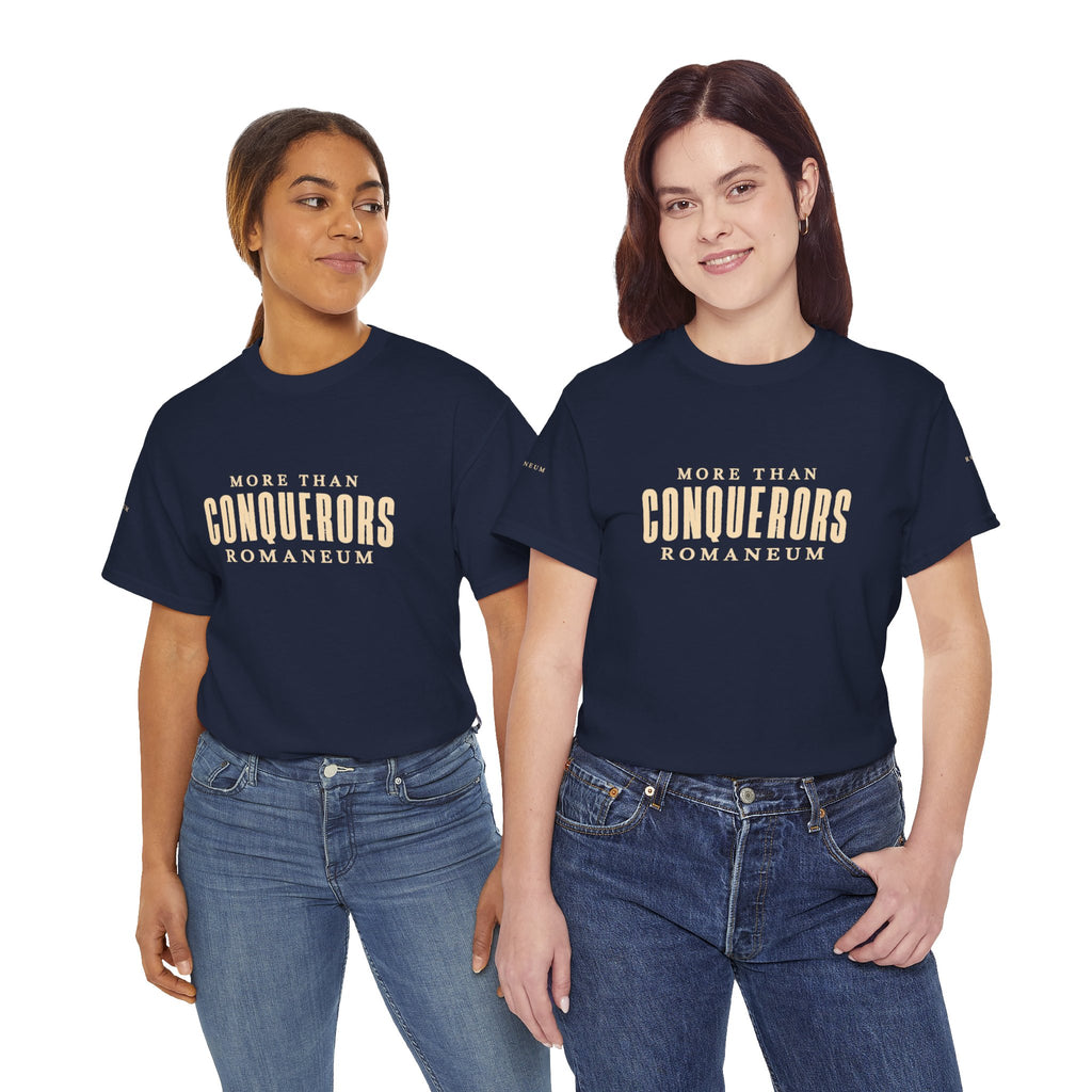 Conquerors Romanum Tee — 'More Than Conquerors' Shirt