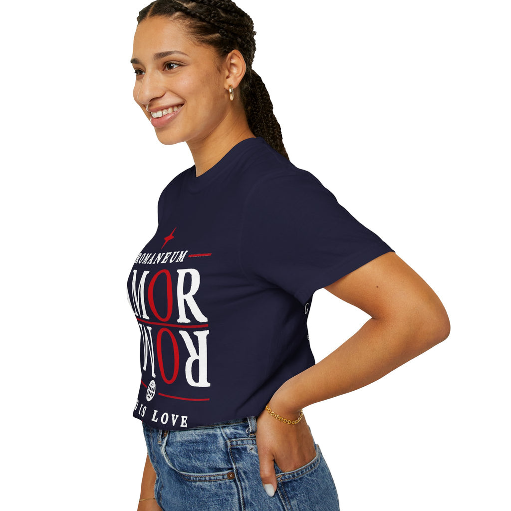 AMOR ROMA Tee — "God Is Love" Graphic T-Shirt