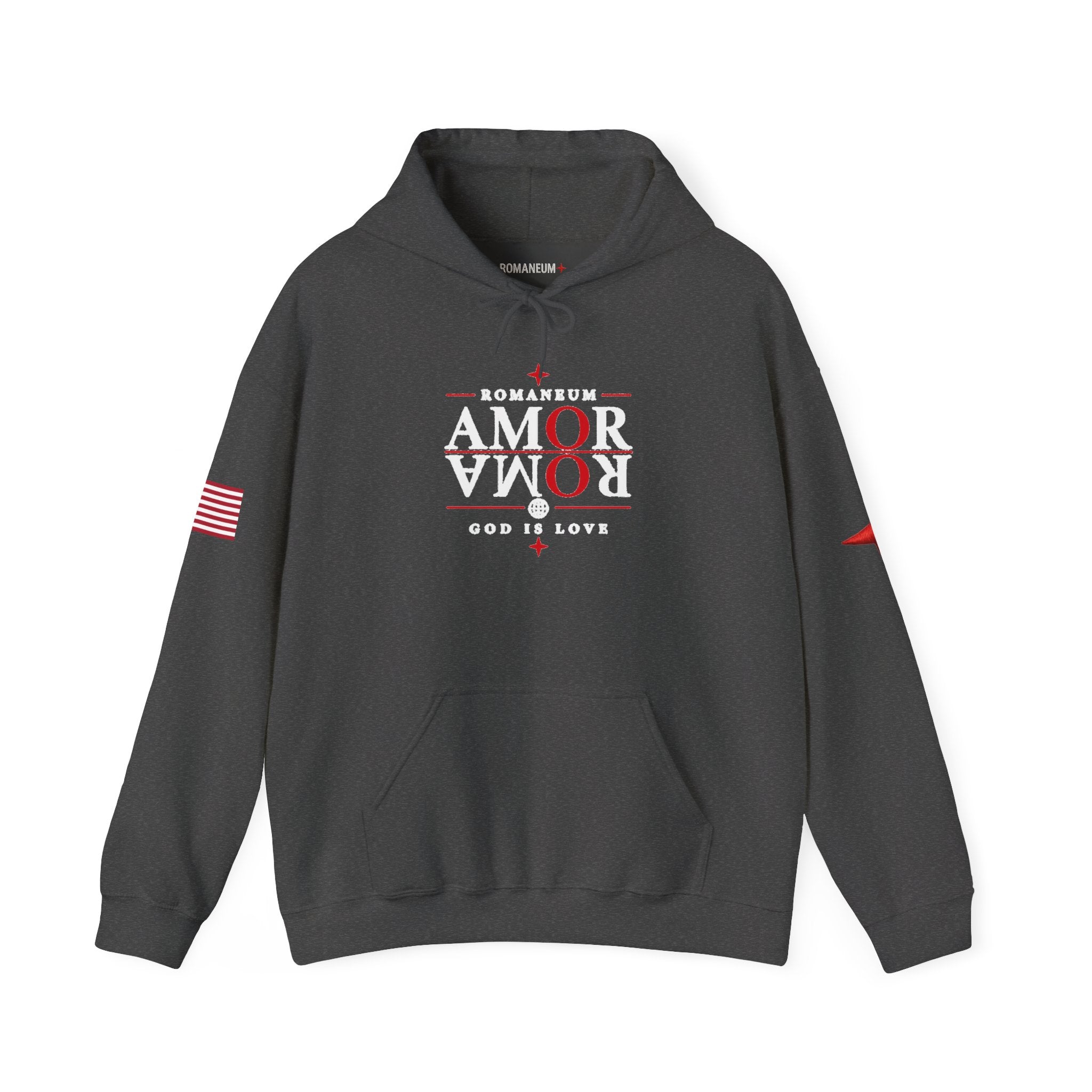 Romaneum ‘Amor’ Hoodie — God Is Love Graphic Sweatshirt