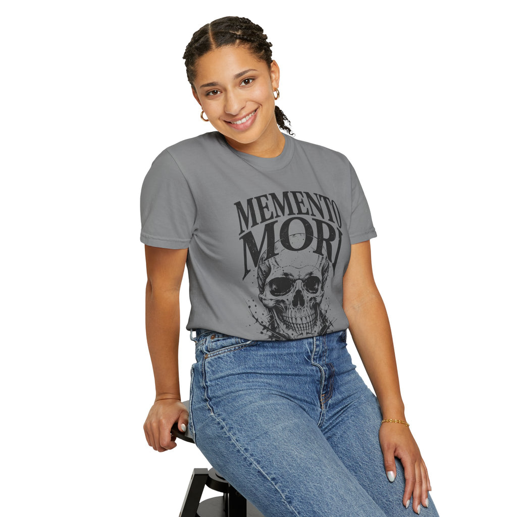 Memento Mori Skull T‑Shirt — Romaneum Gothic Graphic Tee