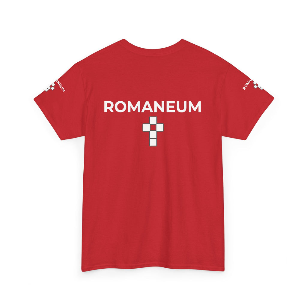 Romaneum Logo T‑Shirt — Minimalist Church Cross Tee