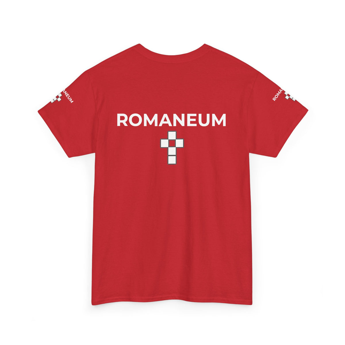Romaneum Logo T‑Shirt — Minimalist Church Cross Tee
