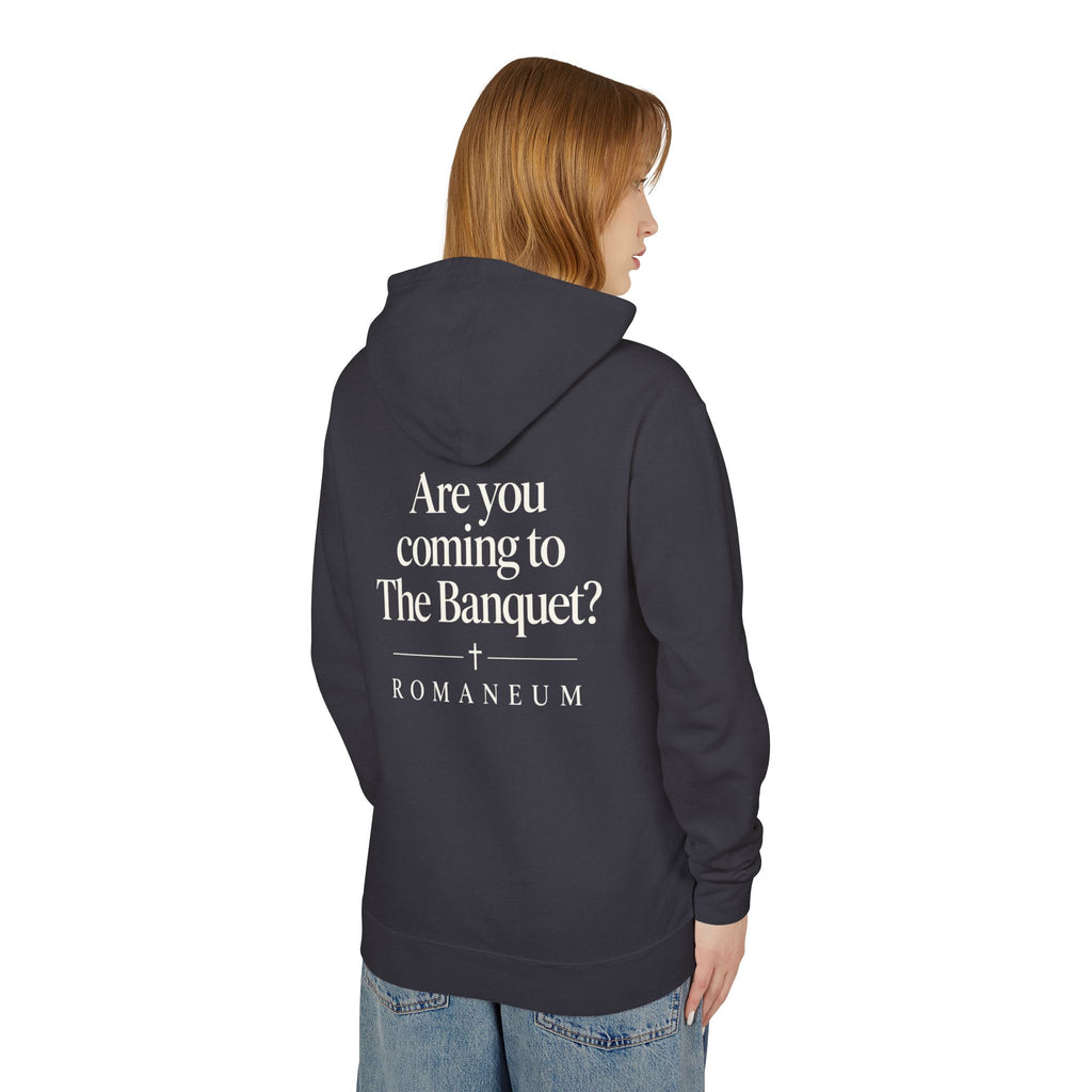 Hoodie — "Are you coming to The Banquet?" ROMANEUM Graphic