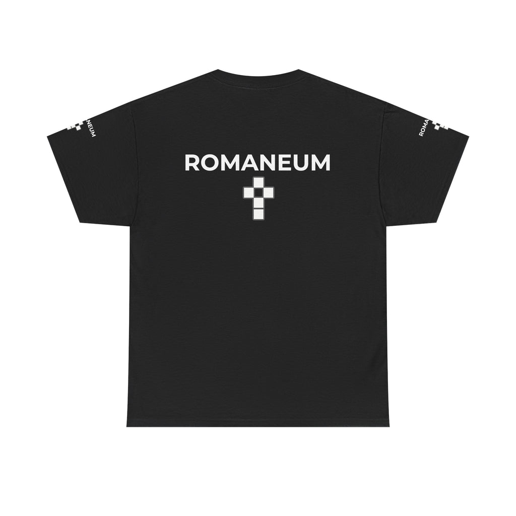 Romaneum Logo T‑Shirt — Minimalist Church Cross Tee