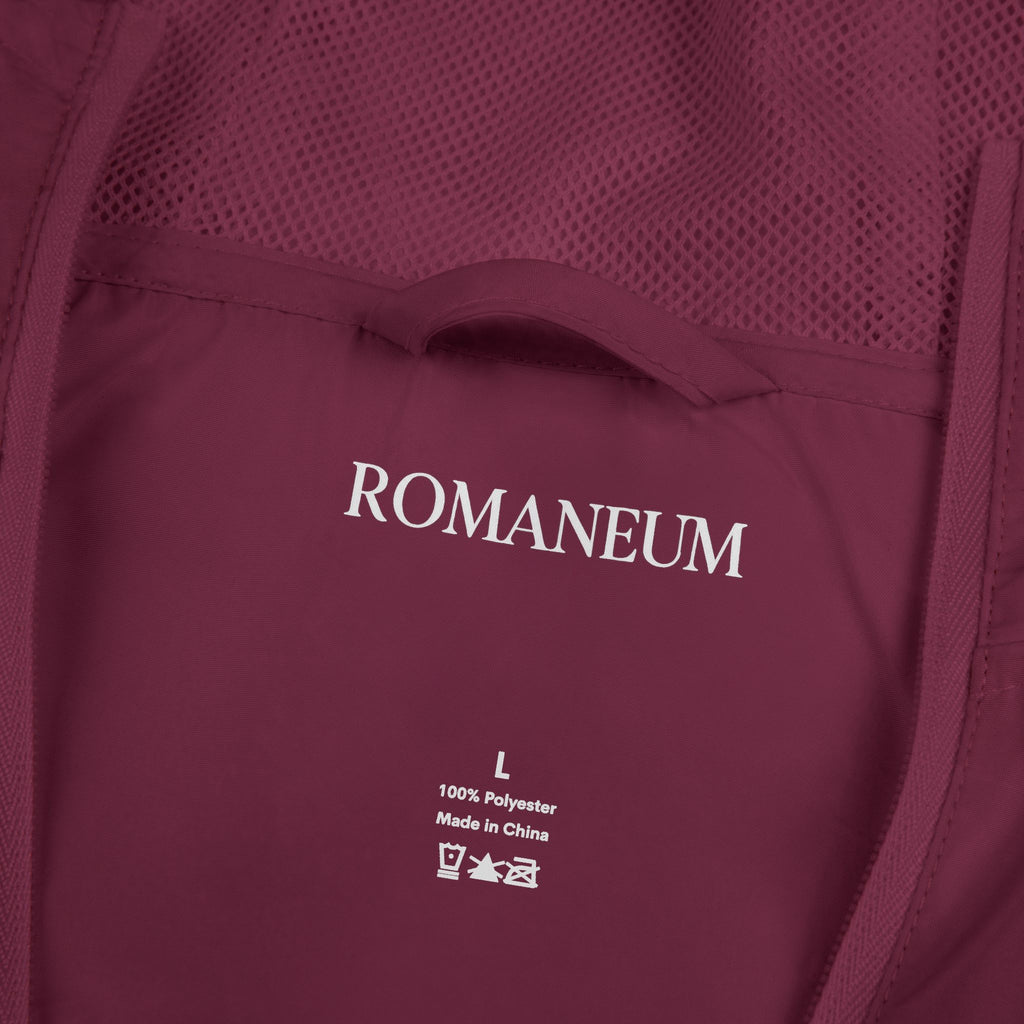 Memento Mori Skull Windbreaker Jacket — Romanum Gothic Hooded Windbreaker