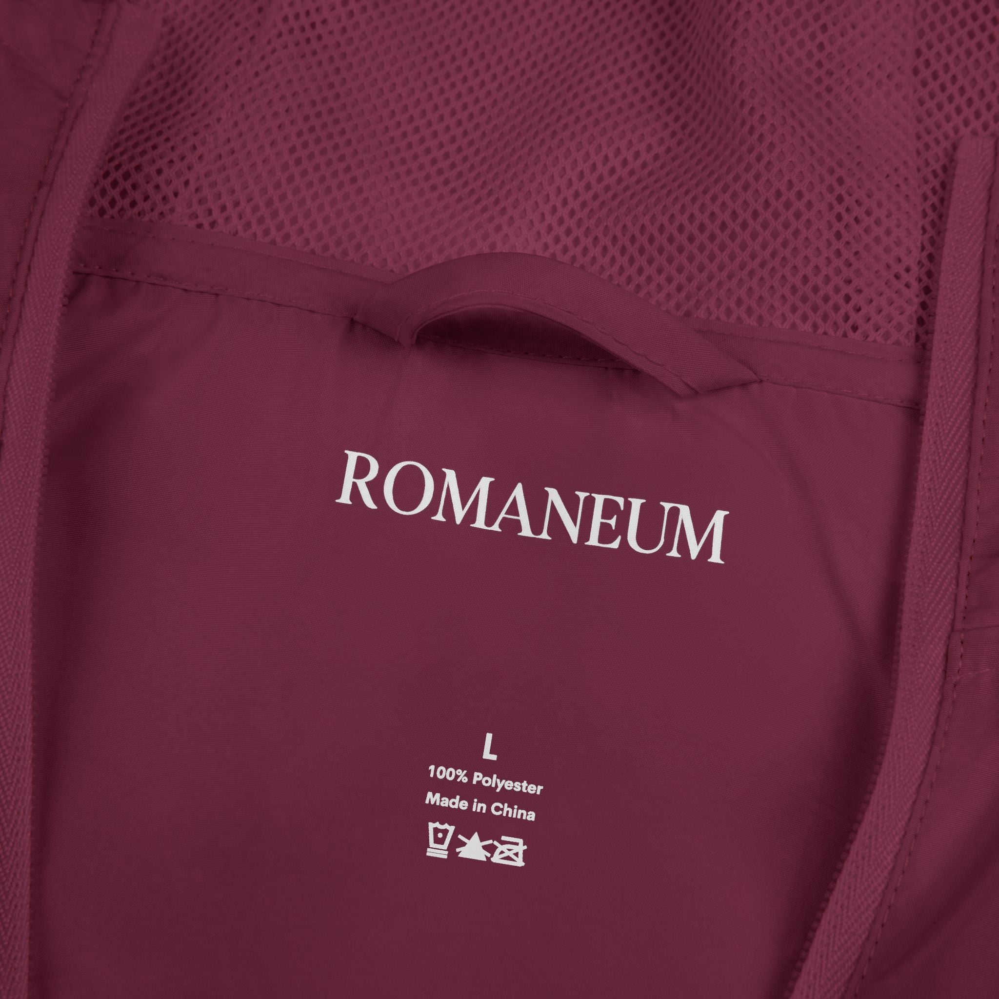 Memento Mori Skull Windbreaker Jacket — Romanum Gothic Hooded Windbreaker