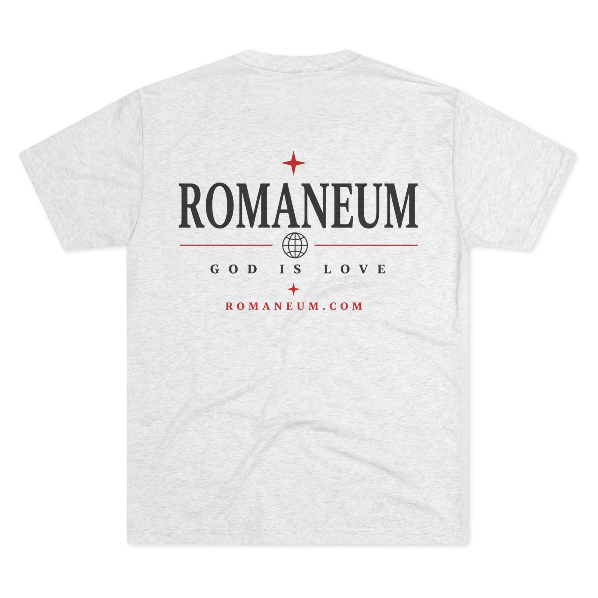 Romaneum "Amor Roma" Crew Tee – God Is Love Christian T-Shirt