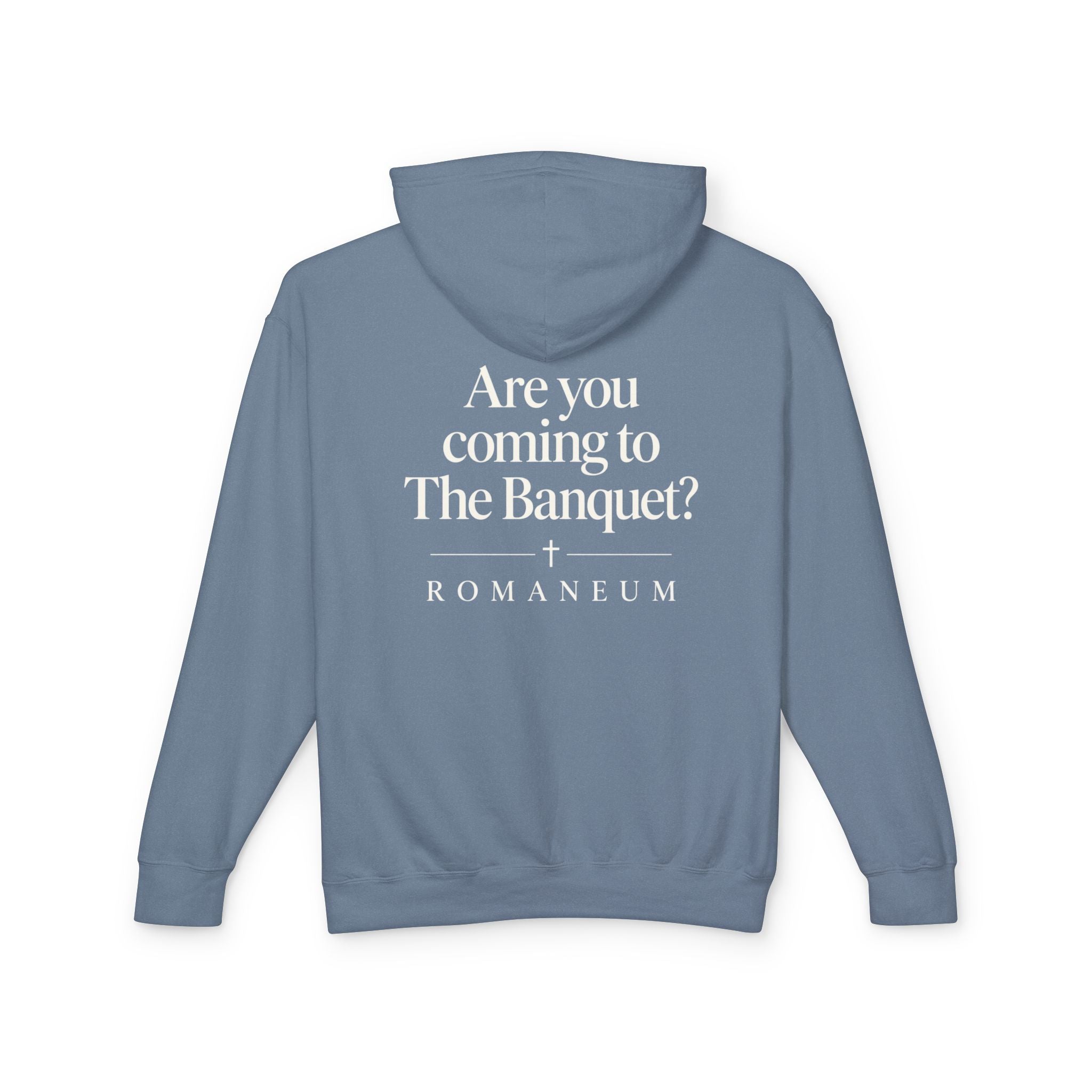 Hoodie — "Are you coming to The Banquet?" ROMANEUM Graphic