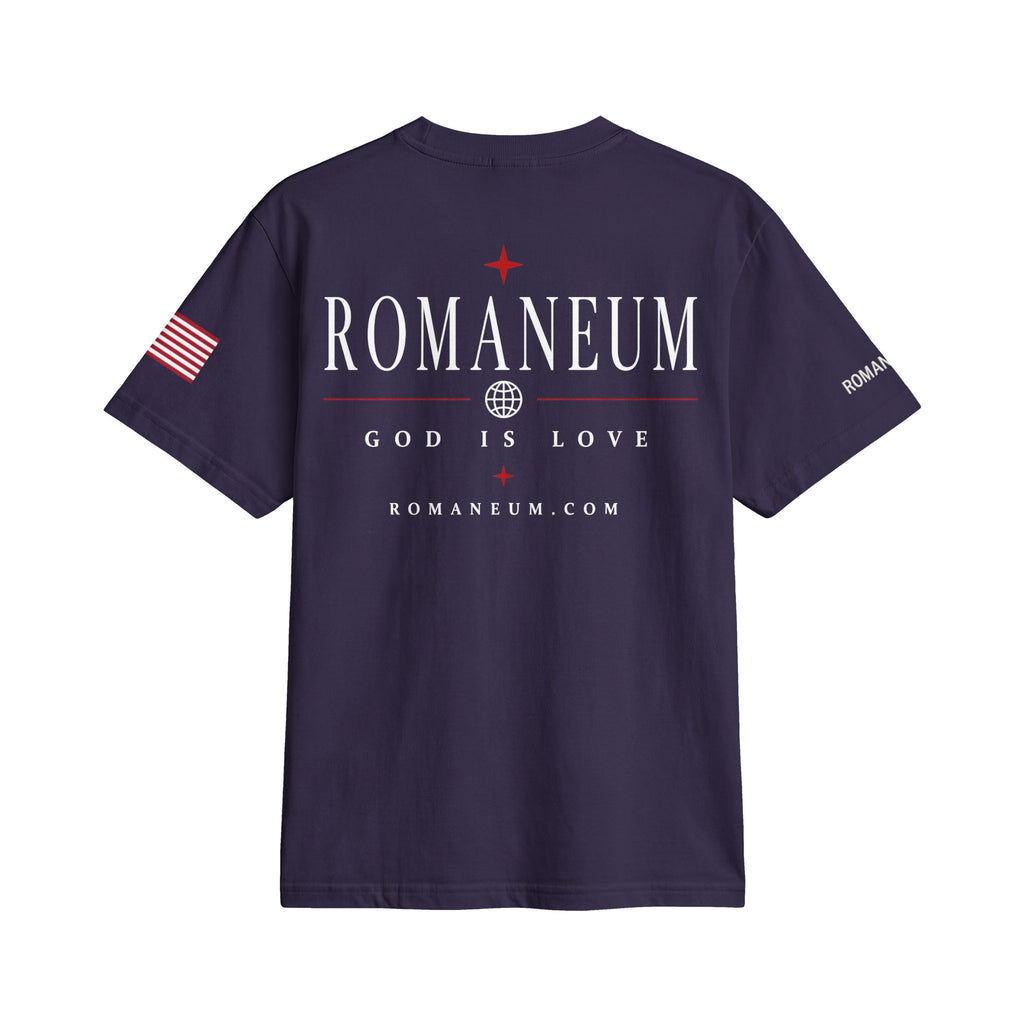 Romaneum "Amor/Roma" Active Tee — God Is Love Graphic Shirt