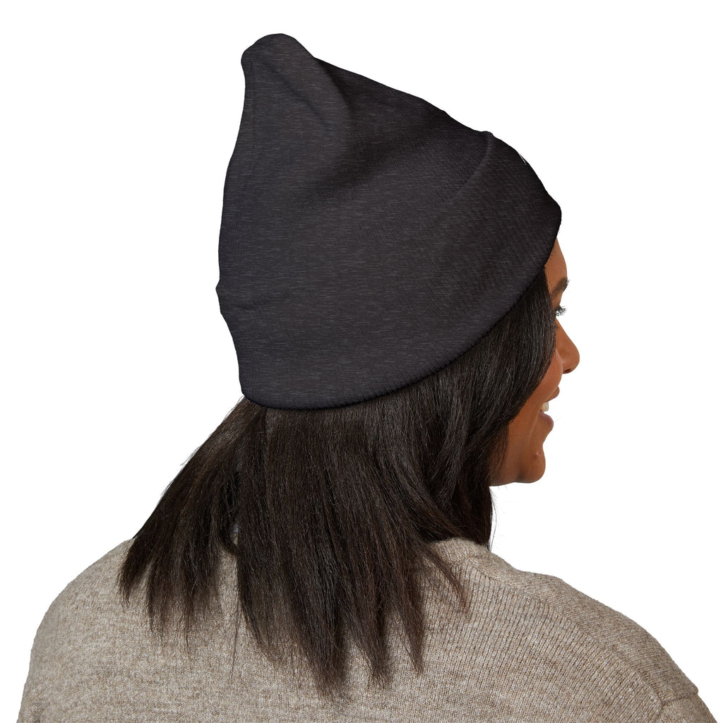 Embroidered 'ROMANEUM' Classic Cuffed Beanie —  Knit Cap