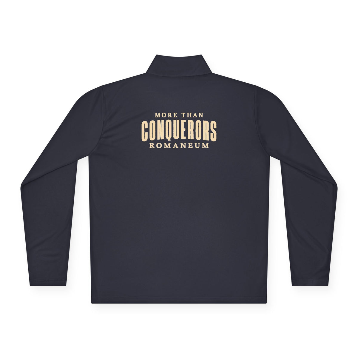 Quarter-Zip Pullover — Retro 'Conquerors Romaneum' Vintage Roman Graphic