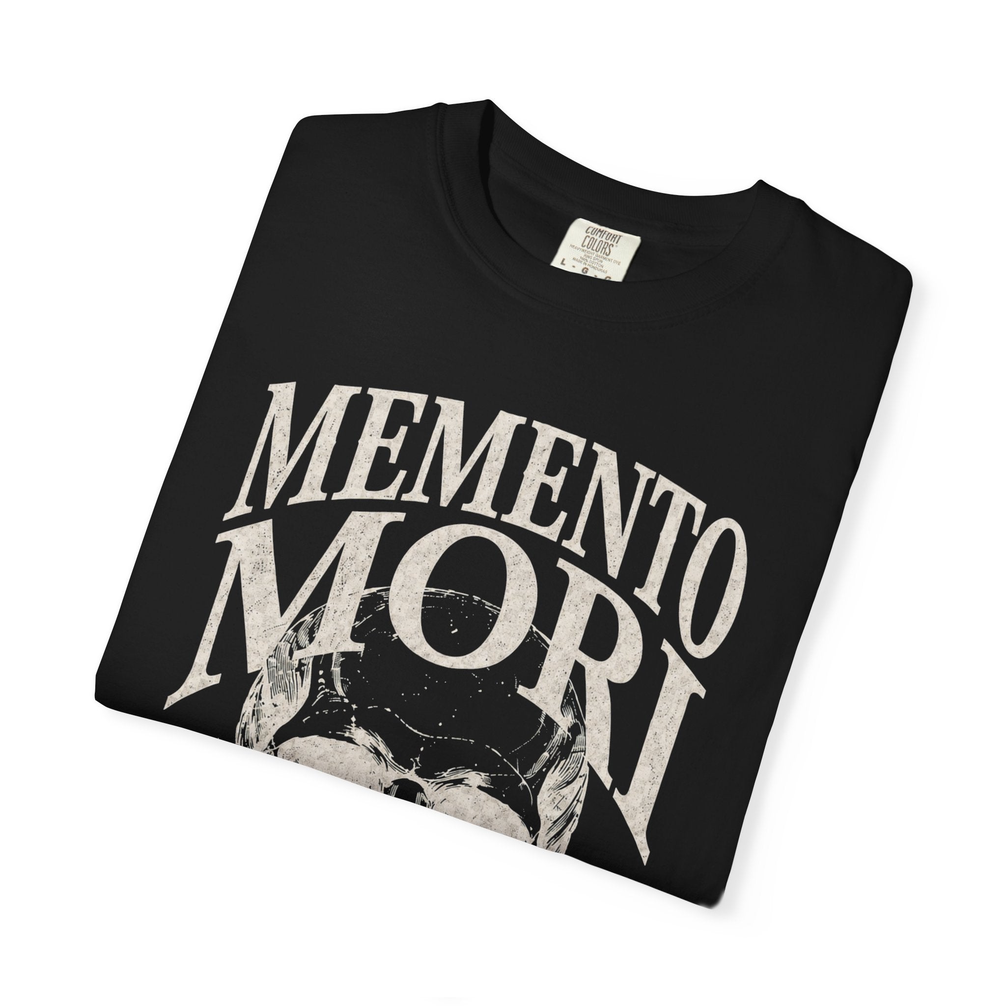 Memento Mori Skull T‑Shirt — Romaneum Gothic Graphic Tee
