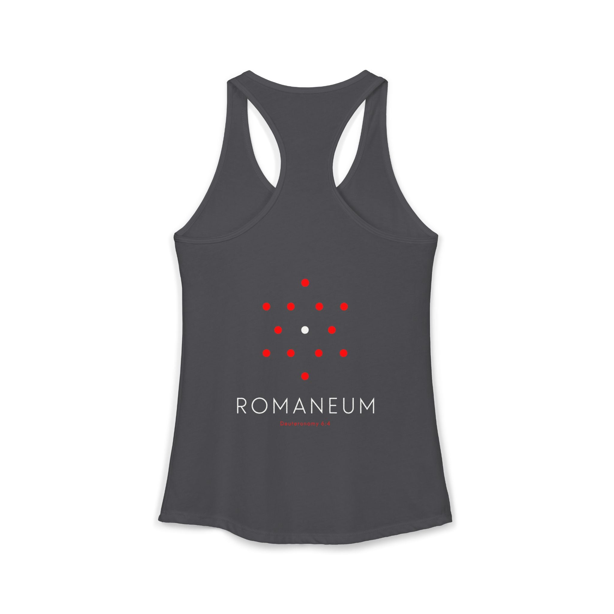 Romaneum Women’s Racerback Athletic Tank | Front & Back Logo