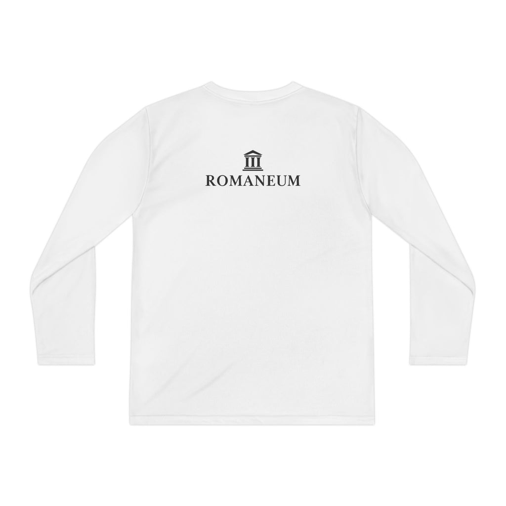 Romaneum Youth Long Sleeve Tee — Classic Roman Logo Shirt