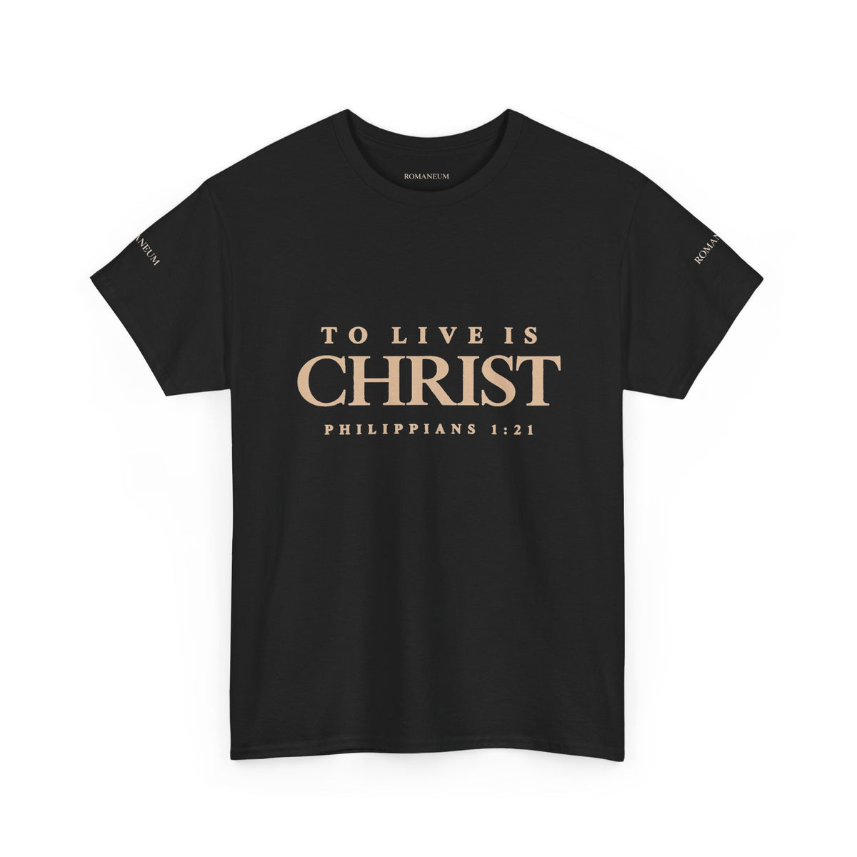 Romaneum Tee - "To Live Is Christ"
