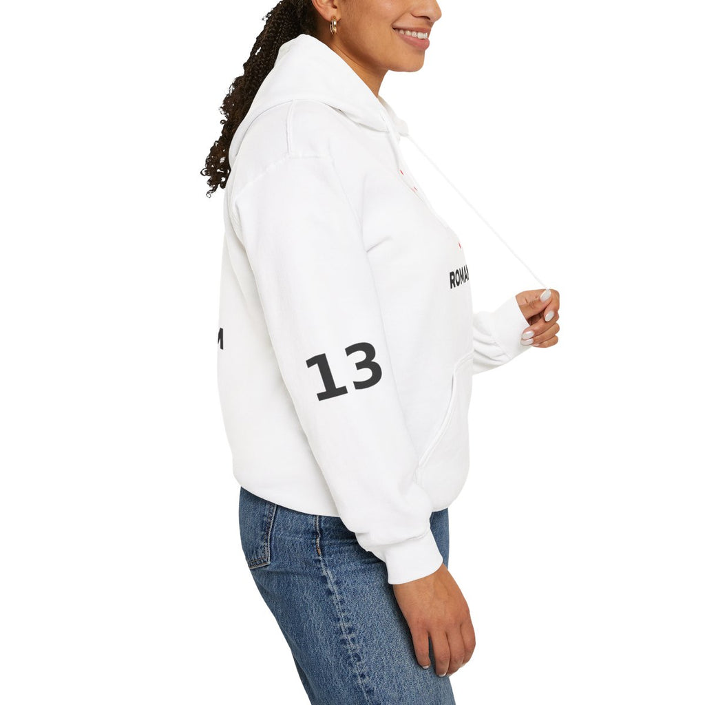 Romaneum Four-Direction Heavy Blend Hoodie | Flag & 13